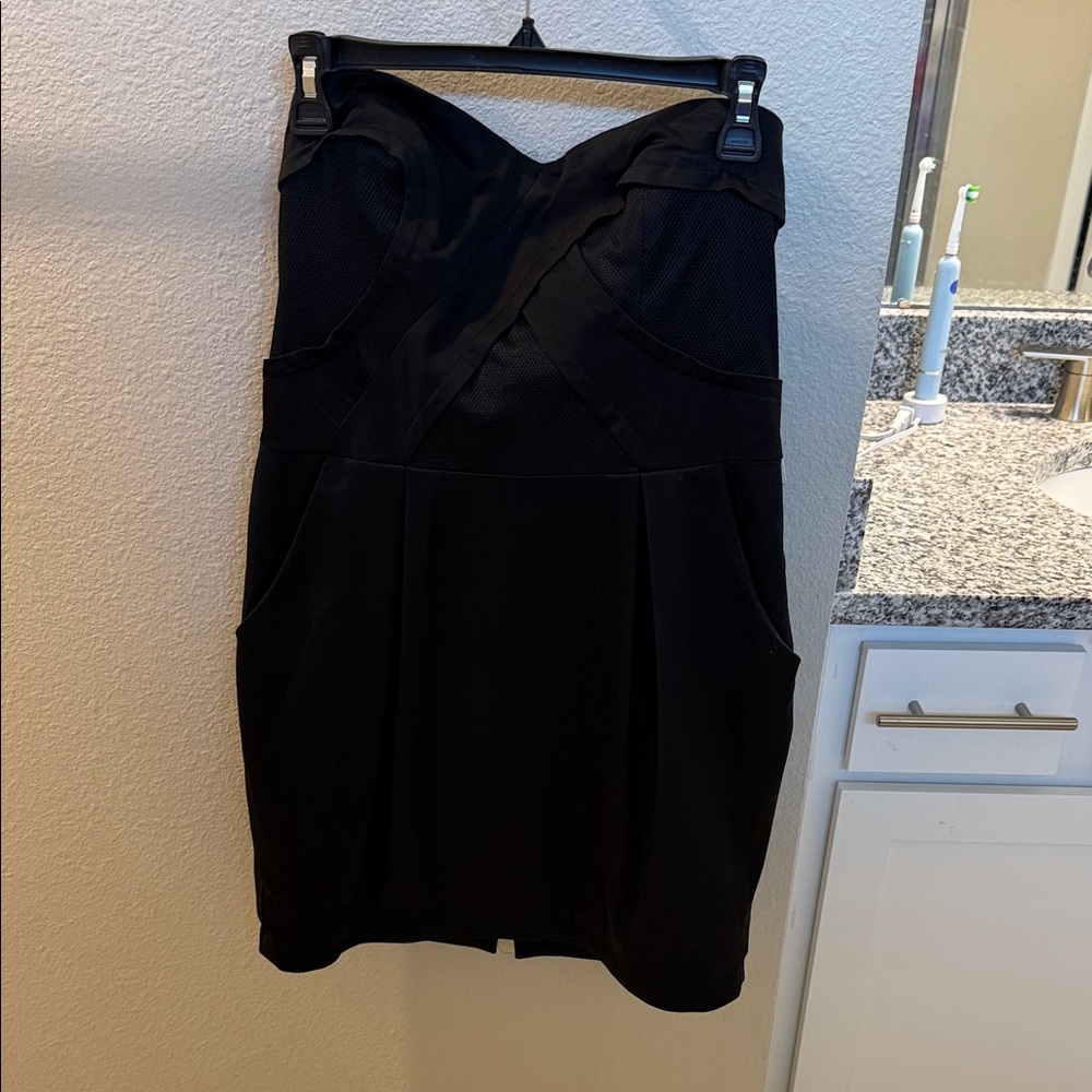 bebe Black tube dress